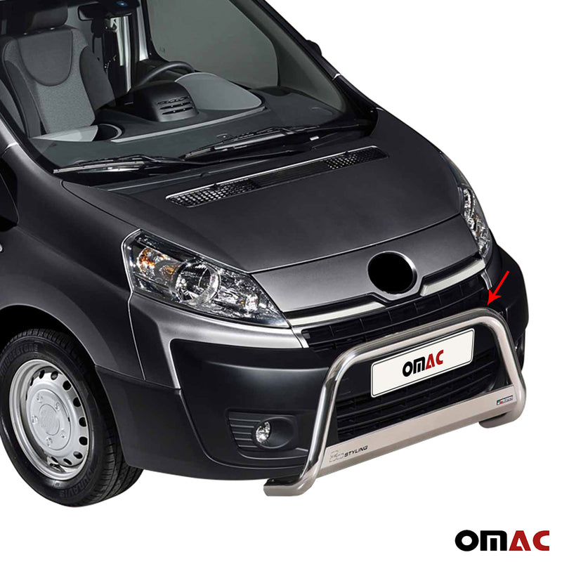 Pare-buffle Avant pour Toyota Proace 2013-2016 63 mm en Acier Gris