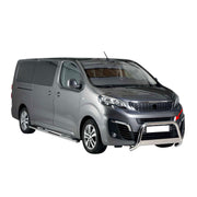 Pare-buffle Avant pour Peugeot Expert Traveller 2016-2026 63 mm en Acier Gris