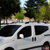 Barres de toit longitudinales pour Ford Transit Tourneo Custom 2012-2024 L1 Noir