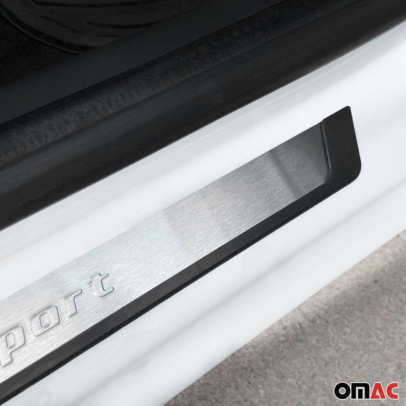 Couverture de Seuil de porte pour VW Amarok Caddy inox chromé