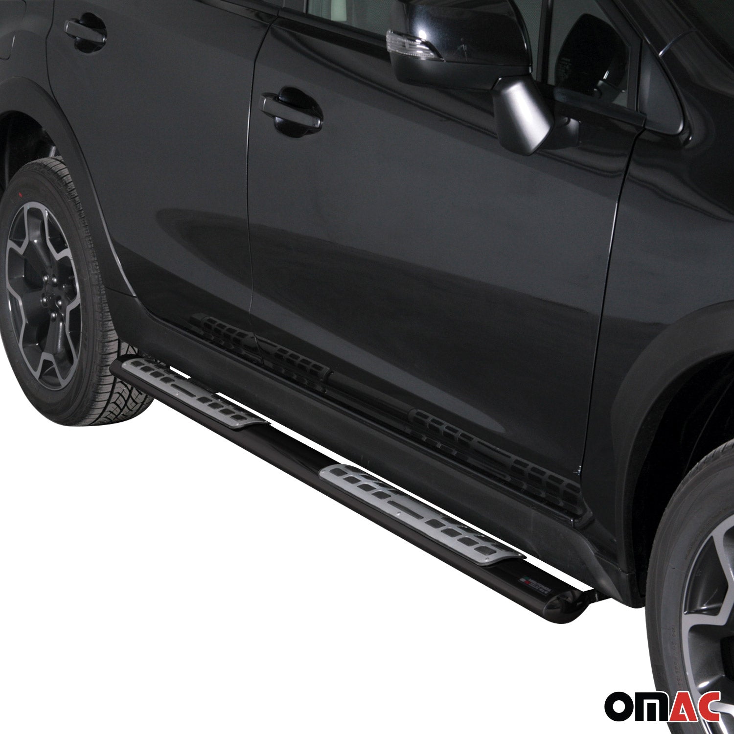 Marchepieds Latéraux pour Subaru XV 2012-2017 Acier Inoxydable Noir