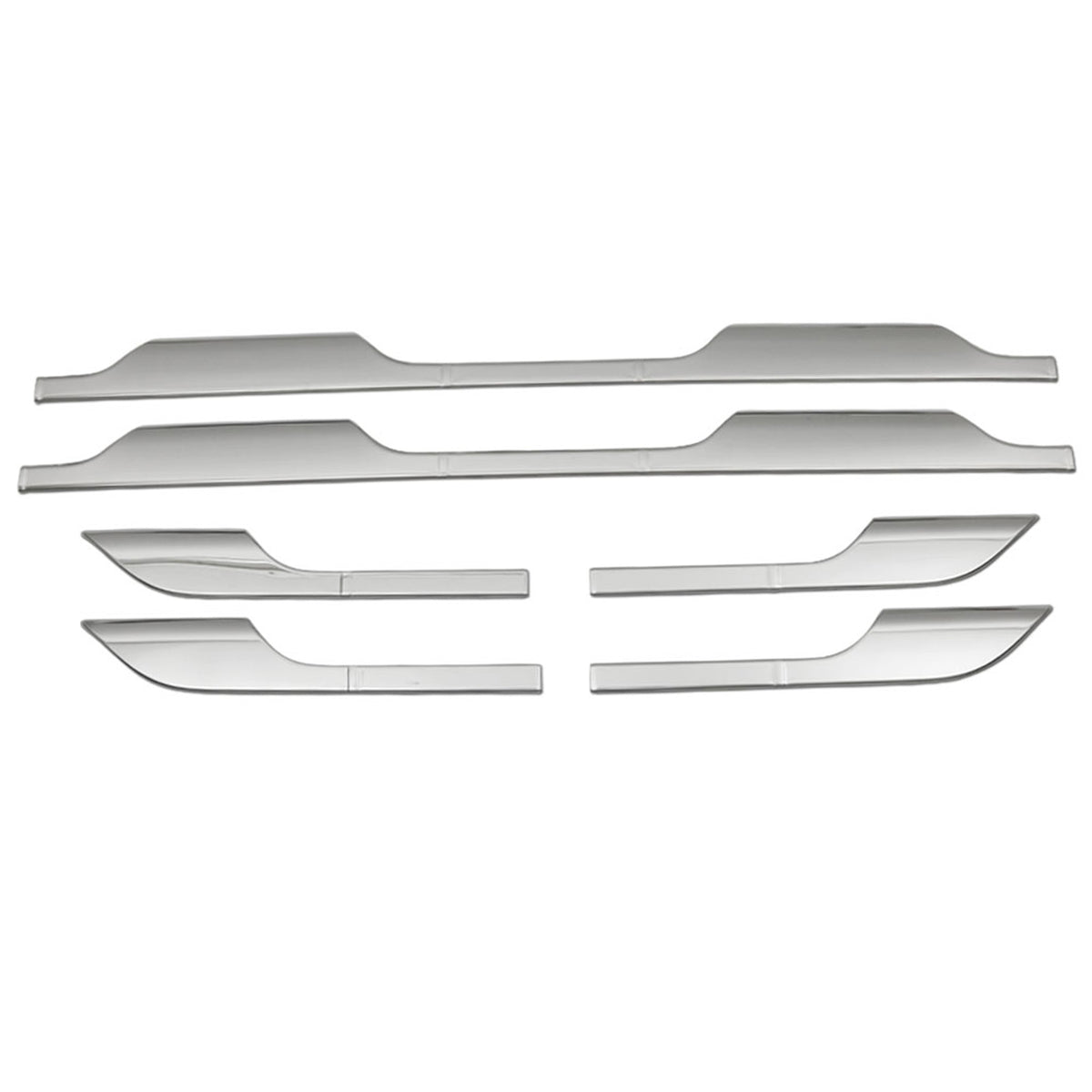 Garniture Baguette de porte latérale pour Dacia Duster 2018-2024 acier inox 6Pcs