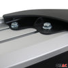 Marchepieds Latéraux pour Hyundai Santa Fe 2006-2012 Aluminium Gris 2Pcs