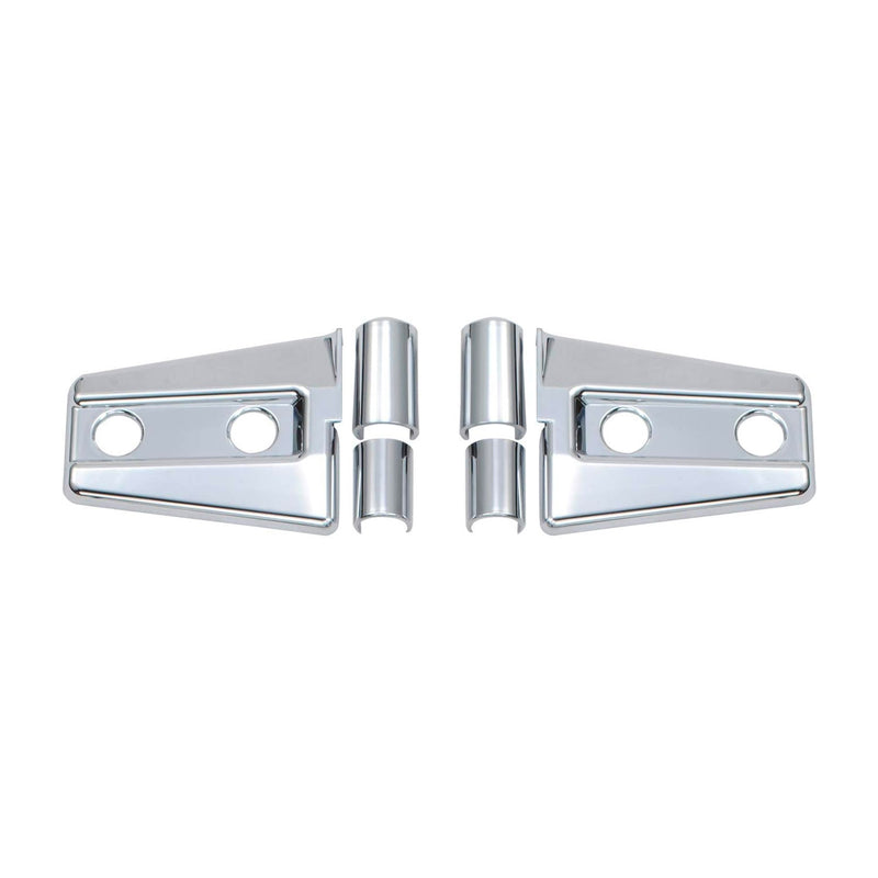 Charnières de porte panneau pour Jeep Wrangler JK 2007-2015 en ABS Chromé 2x