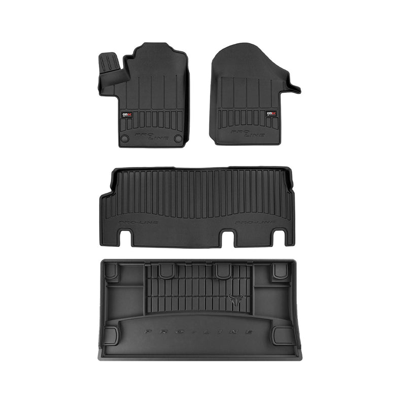 Kit Tapis de Sol et Coffre pour Mercedes Vito W447 2014-2022 TPE Noir