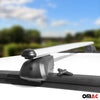 Barres de toit Transversales pour Audi A4 B9 Break 2016-2024 Alu Gris TÜV ABE