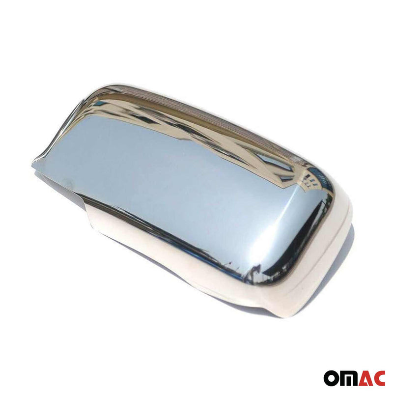 Coques de Rétroviseurs pour Mitsubishi Lancer 2003-2007 2x Acier Inox Chromé