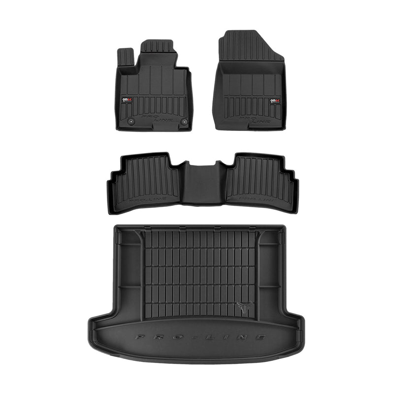 Kit Tapis de Sol et Coffre pour Hyundai Tucson 2020-2022 TPE Noir