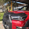 Déflecteur De Capot pour Toyota Hilux Pk 2020-2024 Chauve-souris Noir en ABS