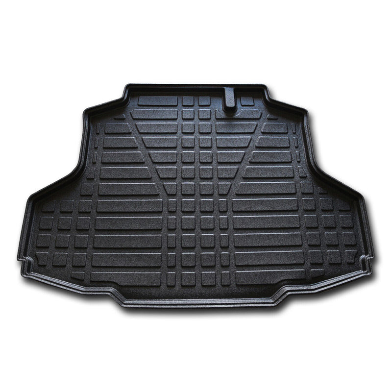 Tapis de Coffre pour Mitsubishi Lancer 2004-2007 Berline en TPE Noir