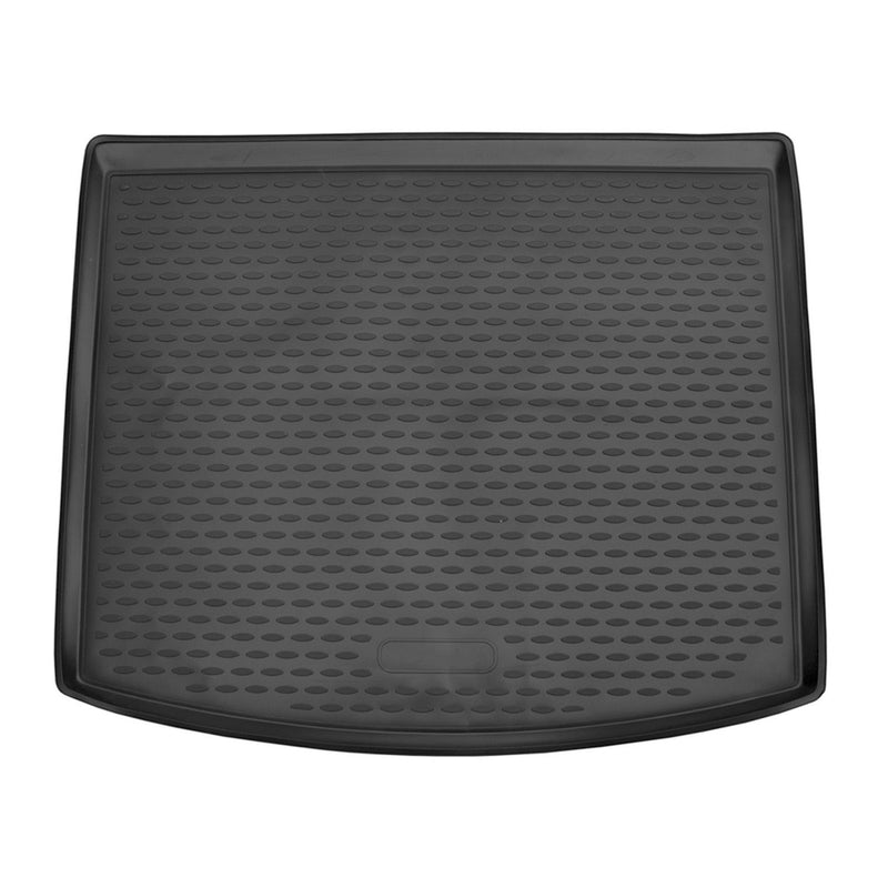 OMAC Tapis de coffre pour Skoda Karoq 2017-2024 sur mesure en caoutchouc Noir