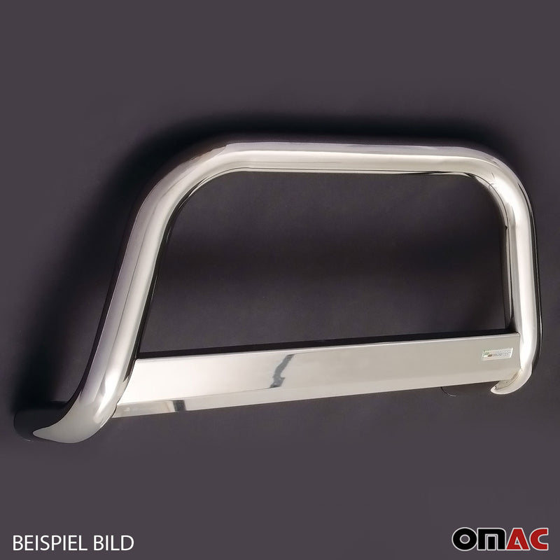 Pare-buffle Avant pour Opel Movano 2010-2021 63 mm en Acier Gris