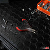 Tapis de coffre pour Audi A1 antidérapant et toutes saisons Noir 1Pcs