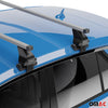 Barres de toit transversales pour Daihatsu Sirion M300 2004-2011 Acier Gris