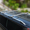 Kit Barres de toit pour Ford Tourneo Courier 2014-2024 Alu Noir 4x