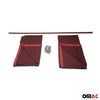 Rideaux De Séparation De Cabine pour Toyota HiAce Protection Solaire Rouge