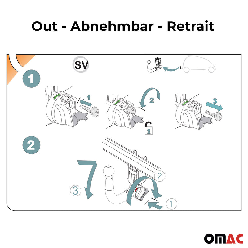 Aragon Attelage et Faisceau 7 Broches pour Opel Mokka 2020-2024