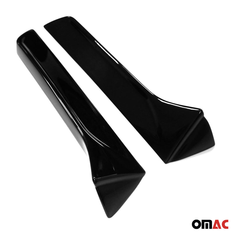 Baguettes pour contour Latérales pour Seat Leon 3 2012-2020 ABS Noir 2x