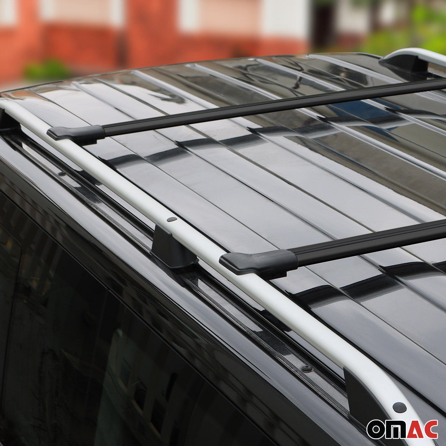 Barres de toit transversales pour Dacia Duster 2013-2018 Aluminium Noir