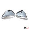 Coques de Rétroviseurs pour VW Golf VI 2008-2012 en Acier Inoxy Chromé Argent