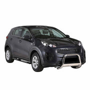 Marchepieds Latéraux pour Kia Sportage 2016-2018 Acier Inoxydable Noir