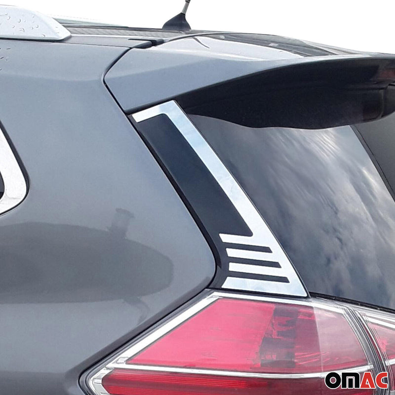 Garniture de Spoiler - pour Nissan X-Trail 2014-2024 inoxy chromé