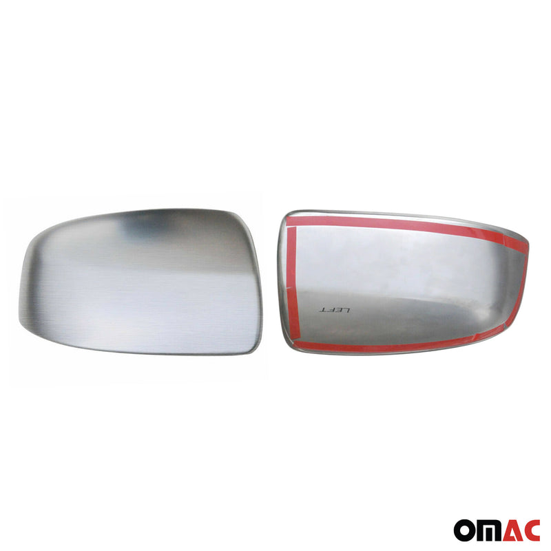 Coques de Rétroviseurs pour Smart Fortwo 451 2007-2015 en Acier Chromé Argent