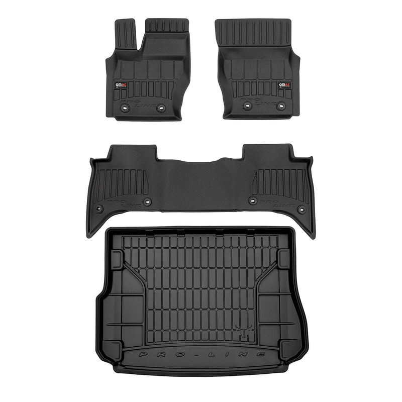 Kit Tapis de Sol et Coffre pour Land Rover Range Rover 2012-2022 TPE Noir