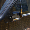 Coques de Rétroviseur pour Ford Transit Connect 2009-2014 ABS Chromé Foncé 2x