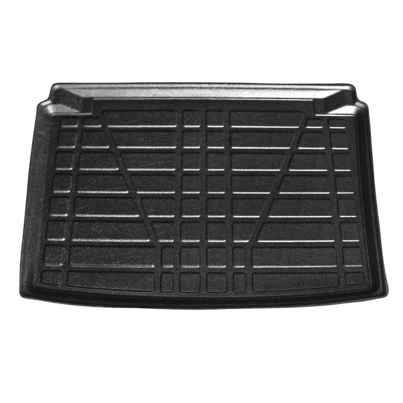 Tapis de Coffre pour VW Polo IV 2005-2009 Berline HB Break en TPE Noir