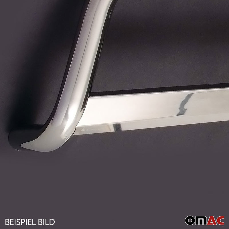 Pare-buffle Avant pour Mercedes Classe X 2017-2020 63 mm en Acier Gris