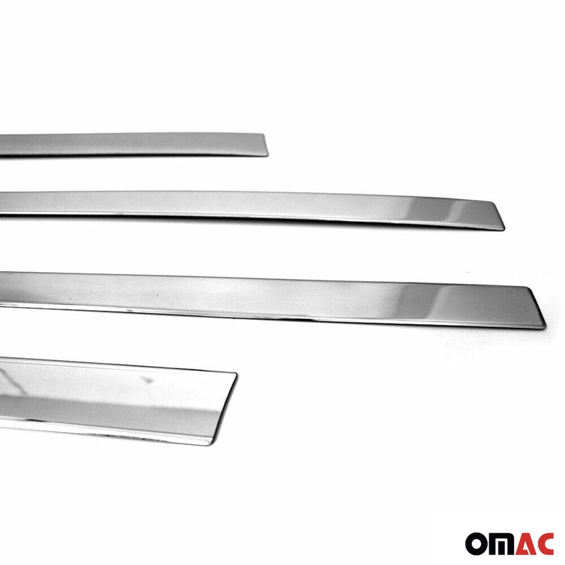 Baguettes pour contour Latéraux pour Suzuki Swift 2010-2017 en acier inox chrome