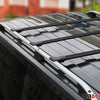 Barres de toit transversales pour VW T6 Transporter 2015-2021 Alu Noir 3Pcs