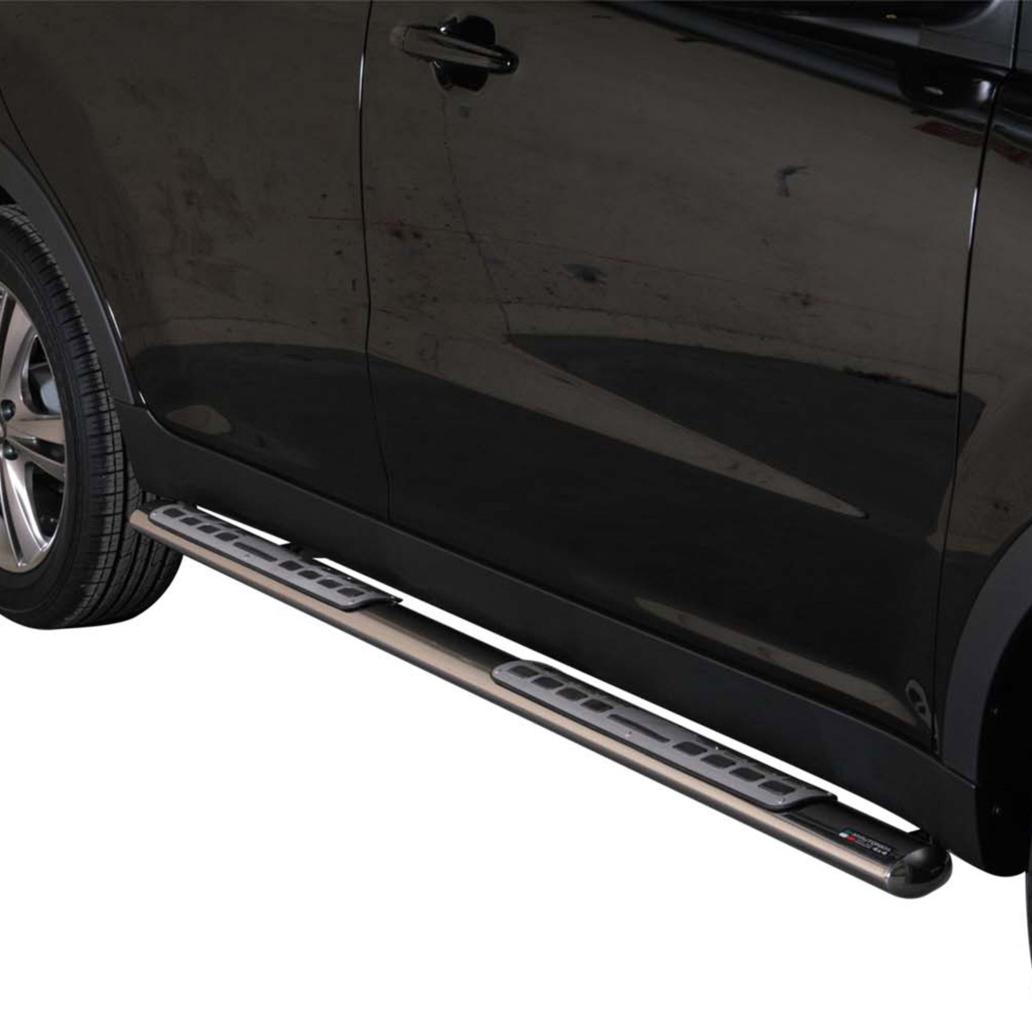 Marchepieds Latéraux pour SsangYong Korando 2011-2019 Acier Inoxydable Argent