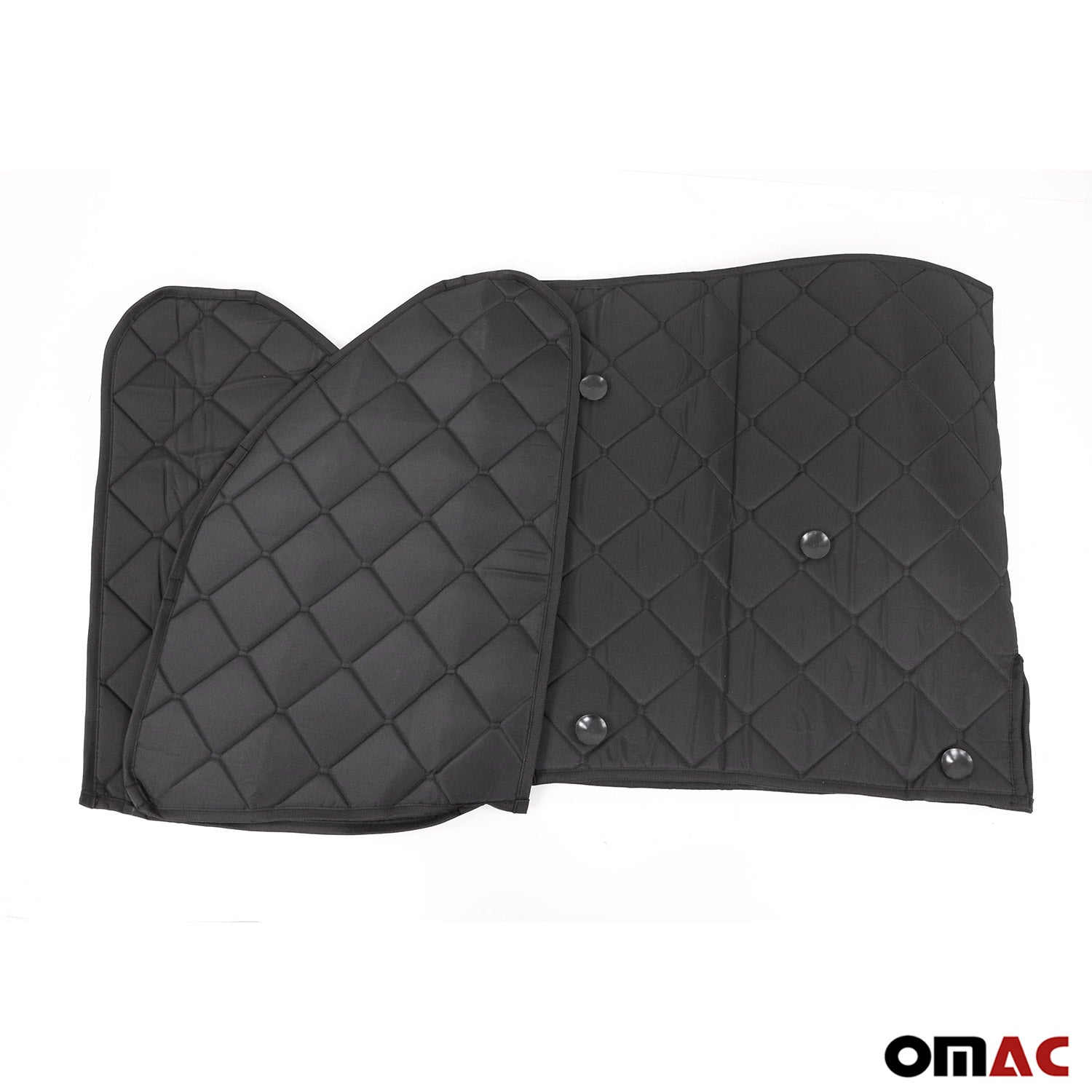 Rideaux pare-soleil d'isolation pour VW Caddy 2K 2003-2020 Noir Tissu