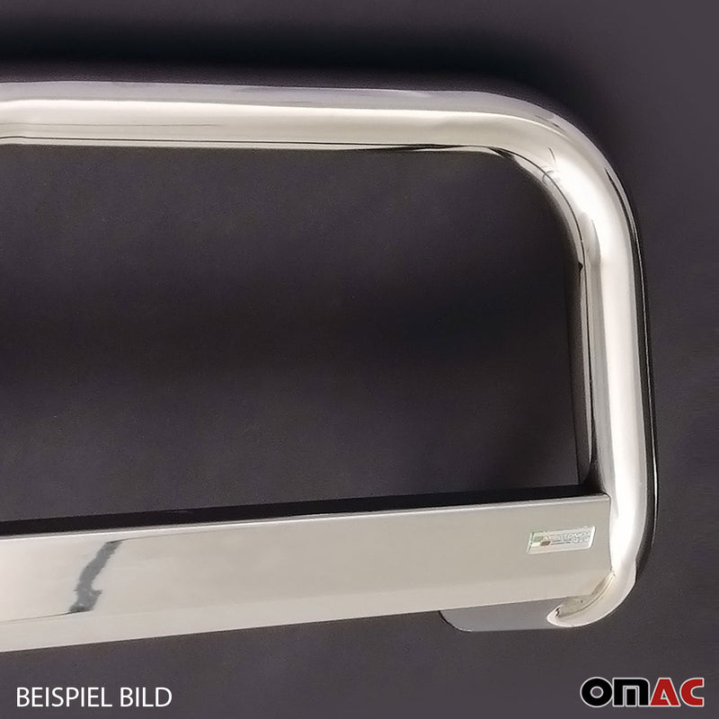 Pare-buffle Avant pour Mercedes Classe X 2017-2020 63 mm en Acier Gris