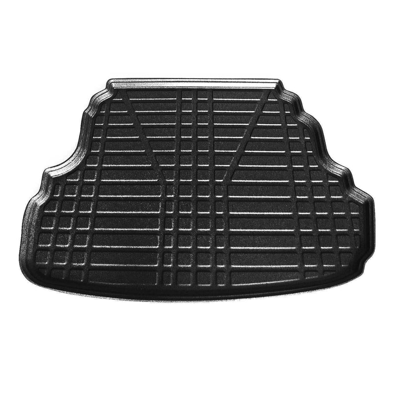 Tapis de Coffre pour Honda City 2006-2009 Berline en TPE Noir