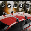 Barres de toit transversales pour Honda Civic IX SD 2012-2015 Acier Gris