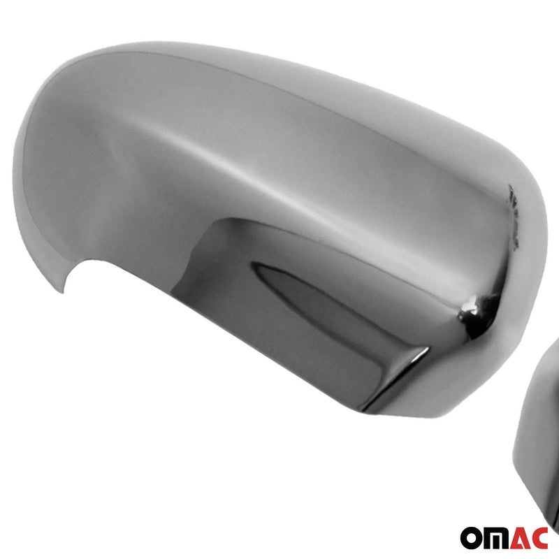 Coques de Rétroviseurs pour Nissan Qashqai +2 2007-2014 en ABS Argent