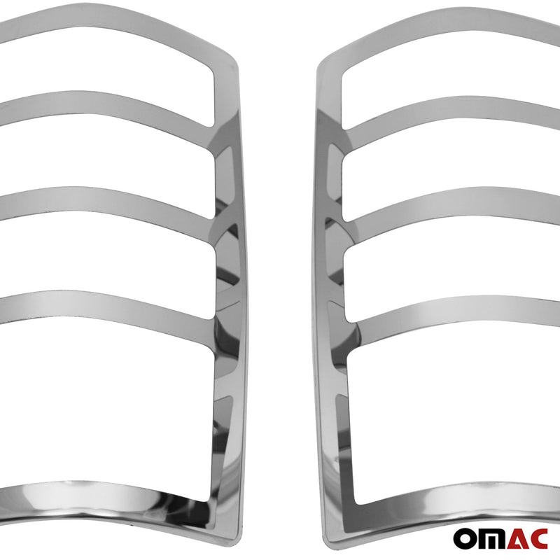 Cadre de Feu Stop Arrière pour Peugeot Partner 1996-2008 acier inox 2 Pcs