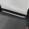 Marchepieds Latéraux pour Dacia Lodgy 2012-2024 Gris Noir Aluminium 2Pcs