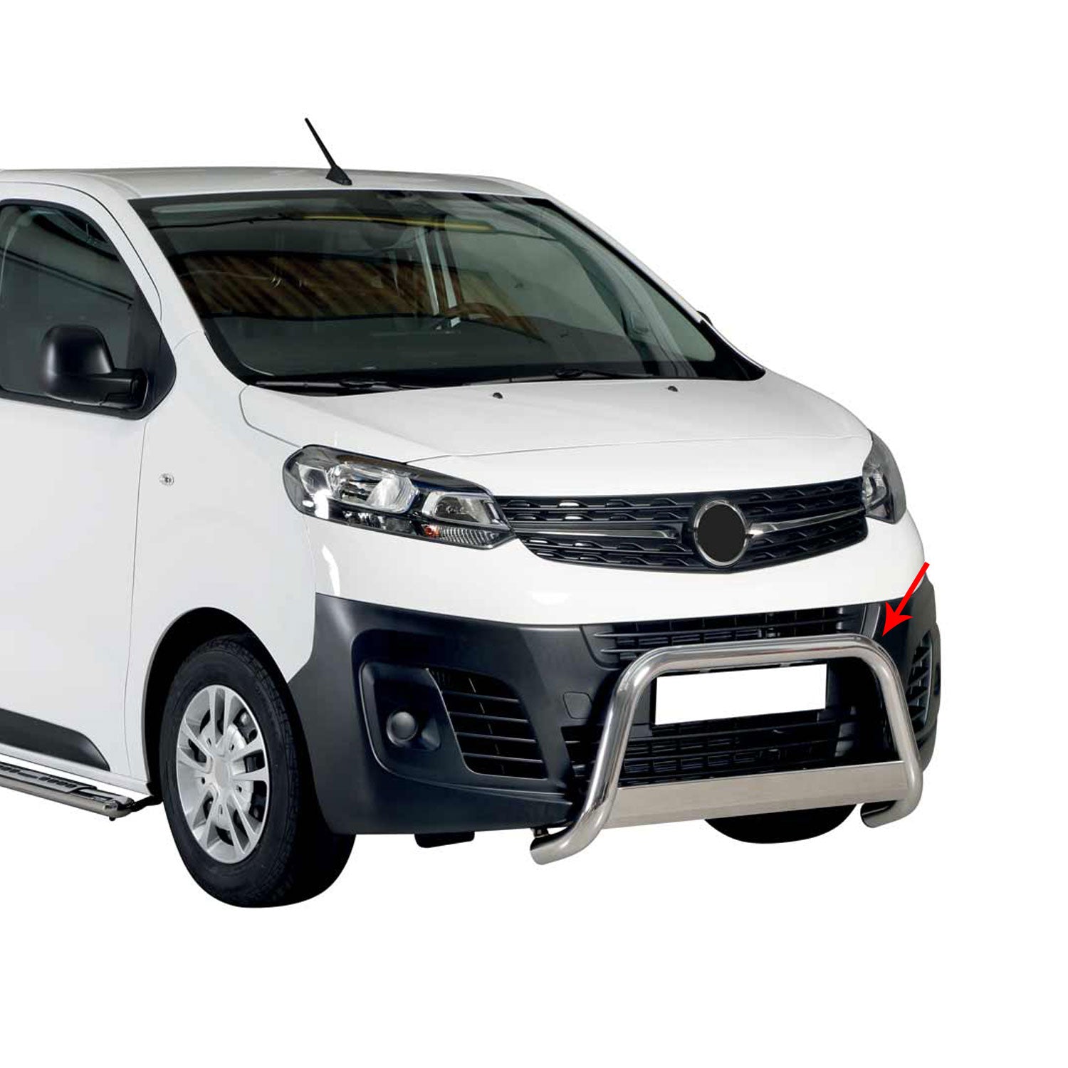 Pare-buffle Avant pour Opel Vivaro C 2019-2026 63 mm en Acier Gris