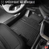 Tapis de Sol pour Jeep Renegade 2014-2018 Caoutchouc Noir