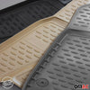 Tapis de sol pour Range Rover Evoque 2011-2019 en caoutchouc TPE 3D Beige 4Pcs