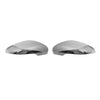 Coques de Rétroviseurs pour VW Golf VI 2008-2012 en Acier Inoxy Chromé Argent