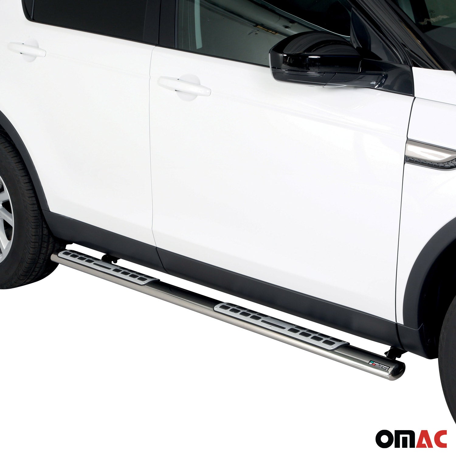 Marchepieds Latéraux pour Land Rover Discovery Sport 2014-2018 Acier Inox Argent