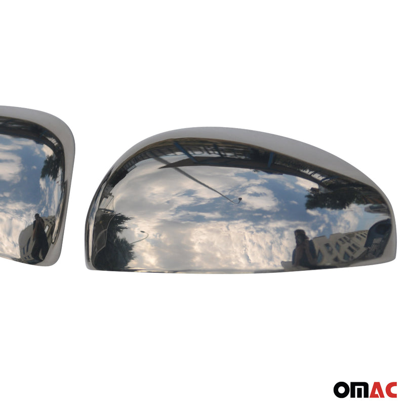 Coques de Rétroviseurs pour Toyota Avensis 2008-2015 en Acier Chromé Argent